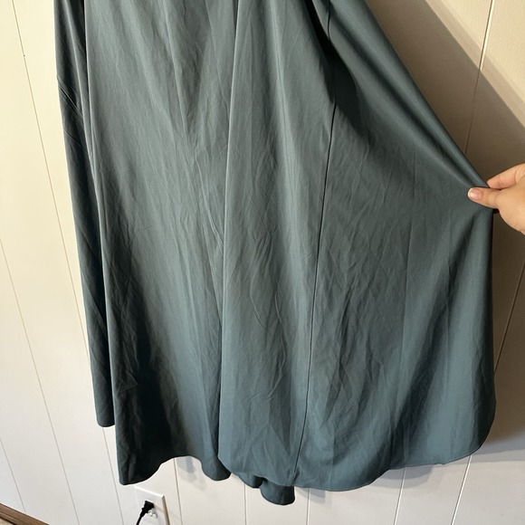 Halara Breezeful High Waisted High Low Ruffled 2-in-1 Midi Skirt As 3XL  Blue - Picture 15 of 16